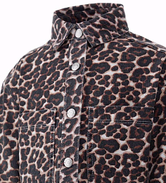 Рубашка джинсовая с анималистичным принтом от бренда Original Marines