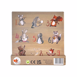 Кубики со счетом "Музыканты" от бренда Egmont Toys