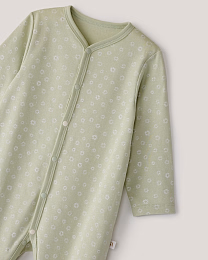 Набор комбинезонов зеленого и молочного цвета от бренда Anna Leon