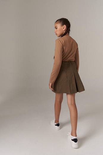 Юбка цвета хаки от бренда NOT A TOY