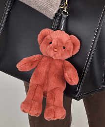 Брелок Мишка терракотового цвета от бренда Doudou et Compagnie