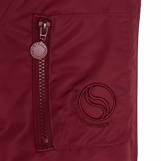 Парка Burgundy от бренда Stella McCartney kids