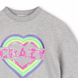 Свитшот Crazy Hearts от бренда Billieblush