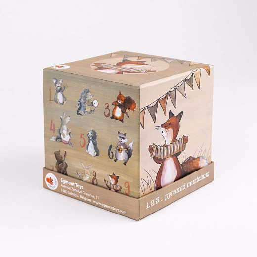 Кубики со счетом "Музыканты" от бренда Egmont Toys