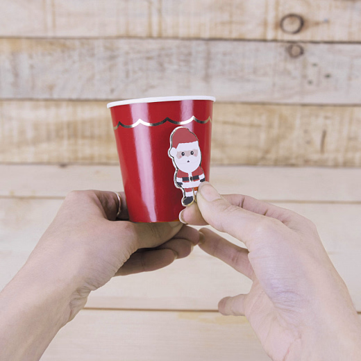 Наклейки Счастливое Рождество от бренда Tim & Puce Factory