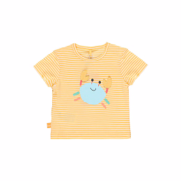 Футболка в полоску с крабом и шорты от бренда Boboli