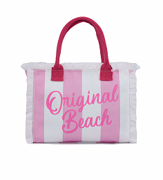 Сумка в розовую полоску от бренда Original Marines