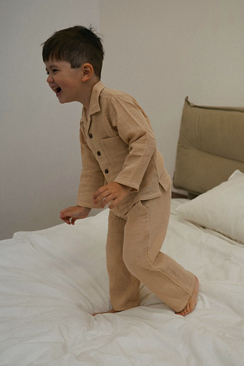 Рубашка и штаны PJM Beige от бренда GNGA