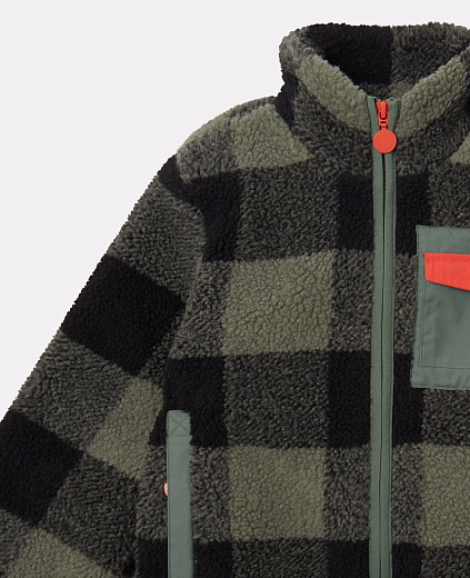 Куртка Check Print от бренда Stella McCartney kids