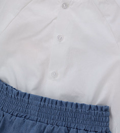 Футболка с вышивкой и шорты от бренда Original Marines