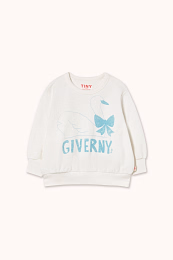 Свитшот Swan with a bow от бренда Tinycottons