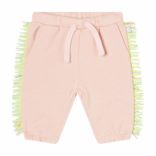 Джоггеры розовый с бахромой от бренда Stella McCartney kids