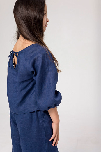 Костюм LINEN Navy от бренда Liqlo