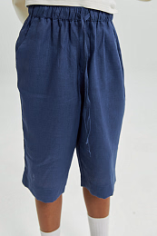 Шорты LINEN Blue от бренда Liqlo