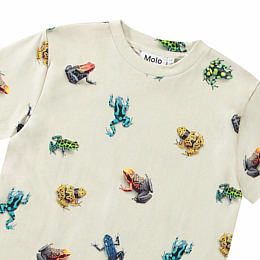Футболка Roxo Vibrant Frogs от бренда MOLO Молочный