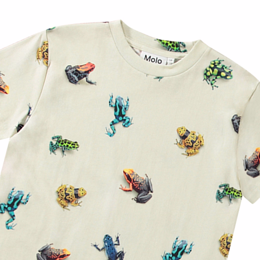 Футболка Roxo Vibrant Frogs от бренда MOLO Молочный