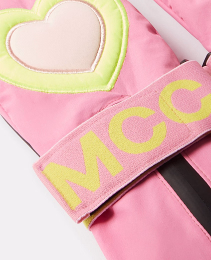 Варежки Star Print от бренда Stella McCartney kids