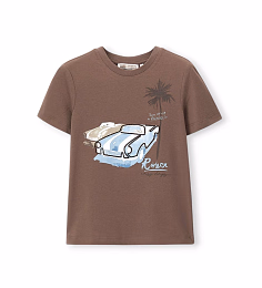 Футболка Retro car от бренда Original Marines Коричневый