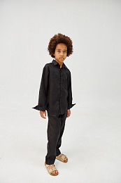 Штаны LINEN Black от бренда Liqlo