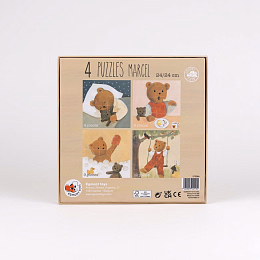 Пазл "Мишка Марсель" от бренда Egmont Toys