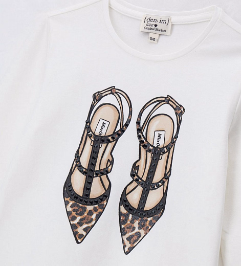 Лонгслив с принтом туфель от бренда Original Marines