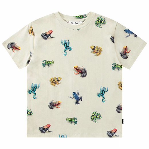 Футболка Roxo Vibrant Frogs от бренда MOLO Молочный