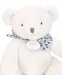 Мишка белого цвета, 25 см от бренда Doudou et Compagnie