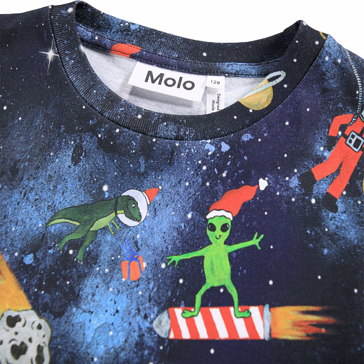 Футболка Riley Space Holiday от бренда MOLO Темно-синий