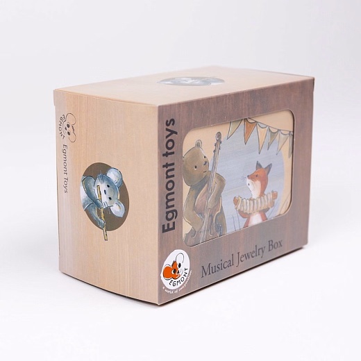 Музыкальная шкатулка "Зверята" от бренда Egmont Toys