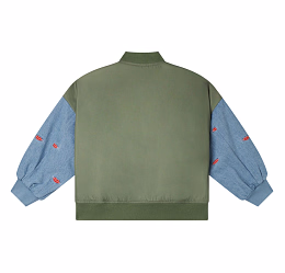 Бомбер Lips Print от бренда Stella McCartney kids