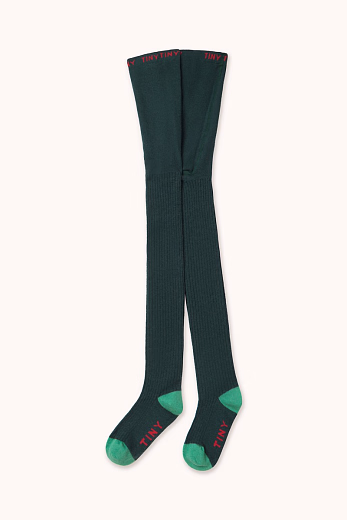 Колготки Dark Green от бренда Tinycottons