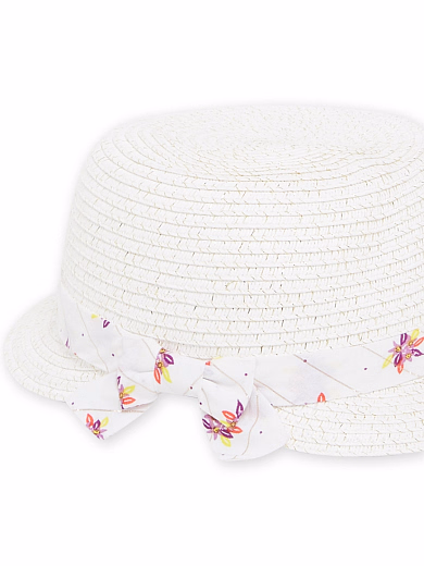 Панама-шляпка белая от бренда DPAM