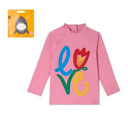 Лонгслив Love Floral Print от бренда Stella McCartney kids