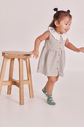 Платье и блумеры с геометрическим принтом от бренда Boboli