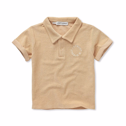 Поло Terry Sand от бренда Sproet & Sprout