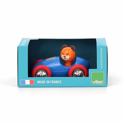 Машина Boizoos c Мишкой от бренда Vilac