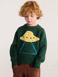 Джемпер green Pixel Abduction от бренда Bobo Choses