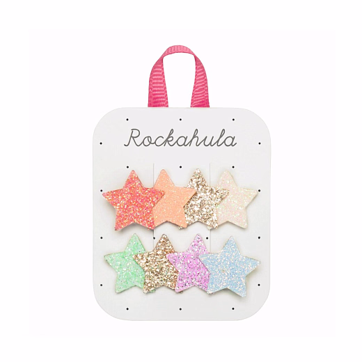 Набор заколок Радужные звезды от бренда Rockahula Kids