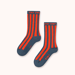 Носки STRIPES Summer Red от бренда Tinycottons
