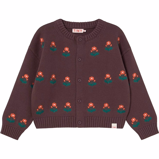 Кардиган Flowers от бренда Tinycottons