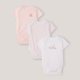 Боди Toys White-Pink 3 шт от бренда Anna Leon