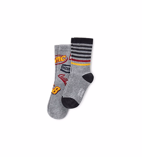 Носки 2 пары серого цвета с принтом от бренда Original Marines