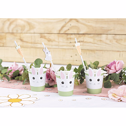 Трубочки с белыми звездами 10 шт от бренда Tim & Puce Factory