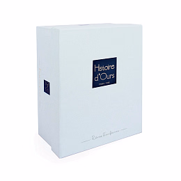 Кролик Preppy Chic серого цвета в подарочной коробке, 30 см от бренда Histoire d'Ours