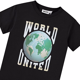 Футболка Riley United World от бренда MOLO Черный