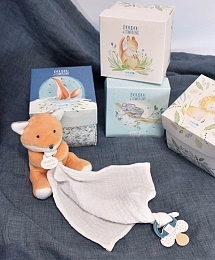 Лисичка с комфортером от бренда Doudou et Compagnie
