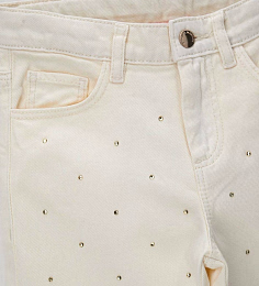 Джинсы клеш со стразами Solitary Star от бренда Original Marines