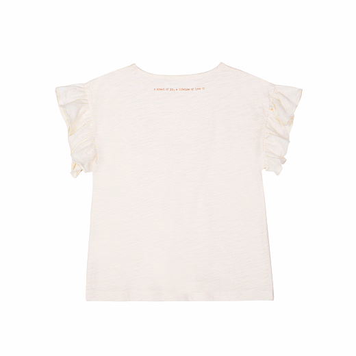 Футболка Kumi Cream от бренда C'ERA UNA VOLTA Молочный