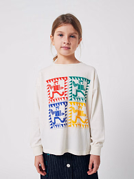 Лонгслив Rainbow Mr Pencil от бренда Bobo Choses