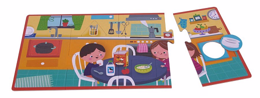 Пазлы XXL «Дом» от бренда Apli Kids